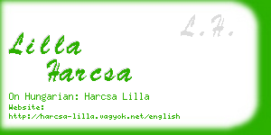 lilla harcsa business card